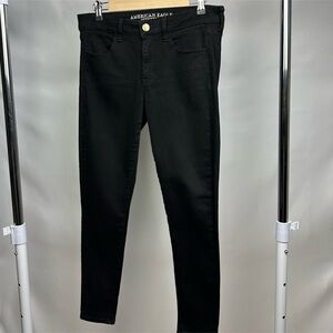 American Eagle Black Super Super Stretch Skinny Jeans
SZ 8